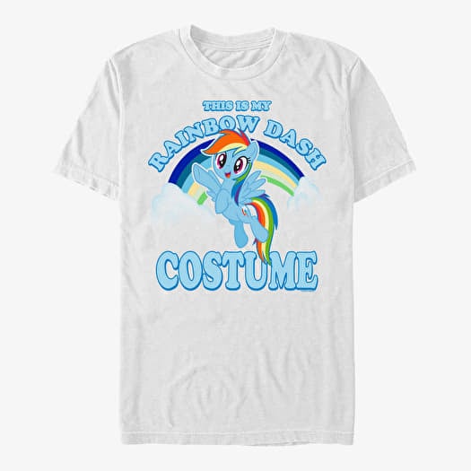 Tričko Merch Hasbro Vault My Little Pony - Rainbow Costume Unisex T-Shirt White