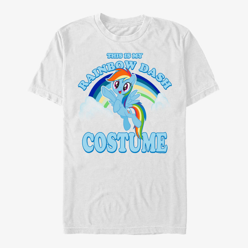 Magliette Merch Hasbro Vault My Little Pony - Rainbow Costume Unisex T-Shirt White