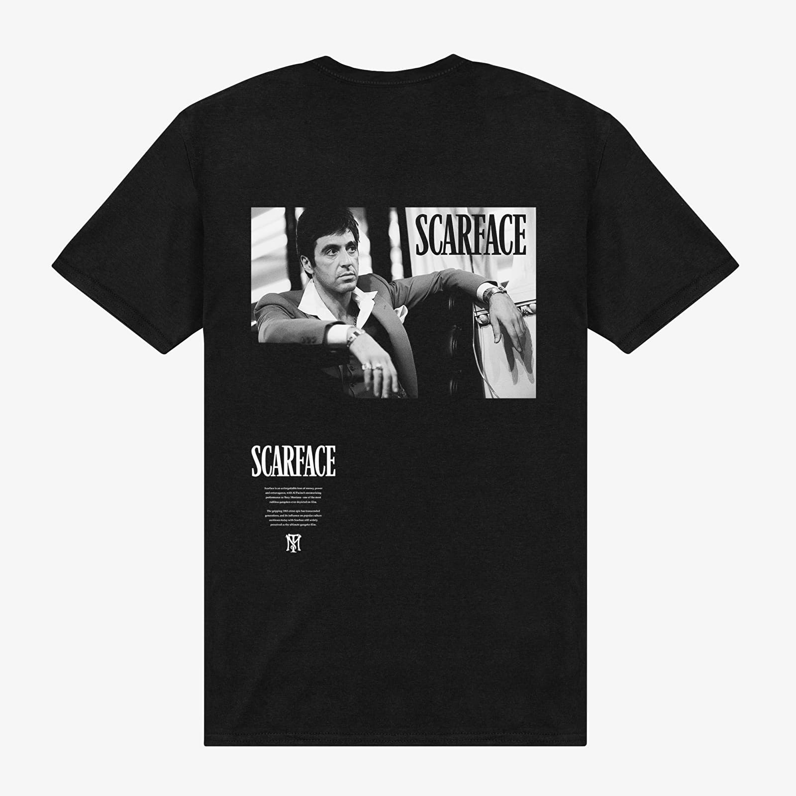Magliette Merch Scarface - Scarface Black and White Photo Unisex T-Shirt Black