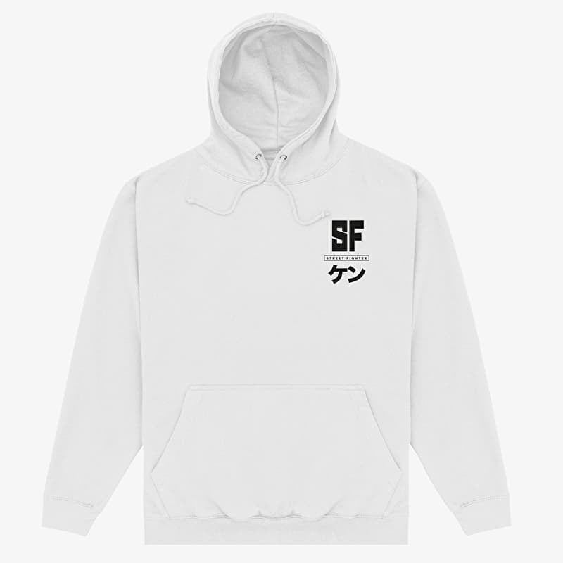 Bluza Merch Street Fighter - Street Fighter Ken Master Unisex Hoodie White