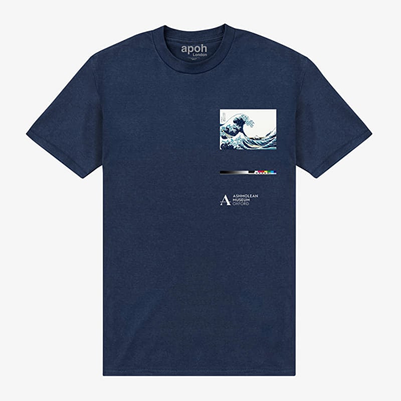 Póló Merch Apoh London - ashmolean-wave Unisex T-Shirt Navy