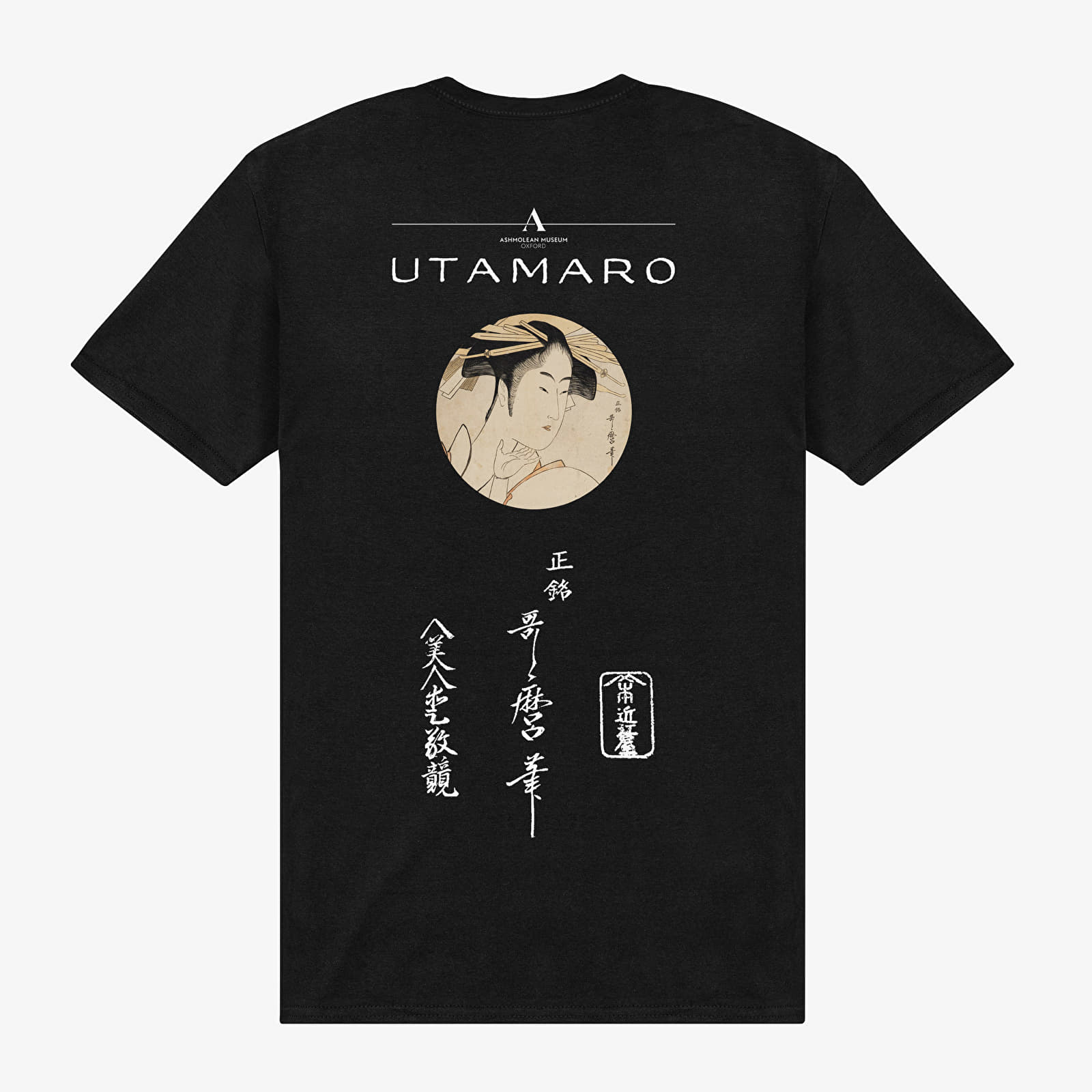 Tričká Merch Apoh London - ashmolean-utamaro Unisex T-Shirt Black