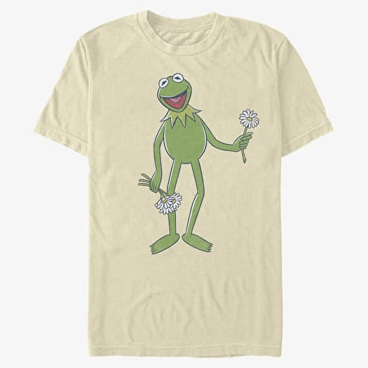 T-shirt Merch Disney Classics Muppets - Big Kermit Unisex T-Shirt Natural