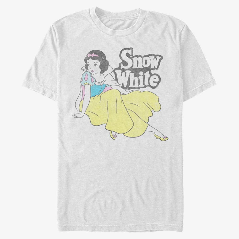 Magliette Merch Disney Snow White - Grungey Snow Unisex T-Shirt White