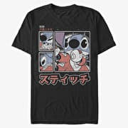 Merch Disney Classics Lilo & Stitch - Stitch Kanji Unisex T-Shirt Black