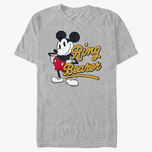 Tricou Merch Disney Classics Mickey & Friends - Ring Mickey Unisex T-Shirt Heather Grey