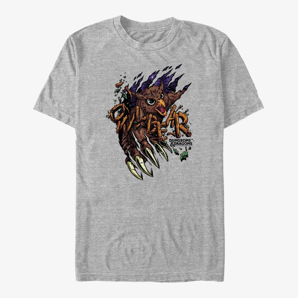 Tričká Merch Dungeons & Dragons - Owlbear Rip Unisex T-Shirt Heather Grey