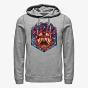 Merch Dungeons & Dragons - Eye of the Beholder Glass Unisex Hoodie Heather Grey
