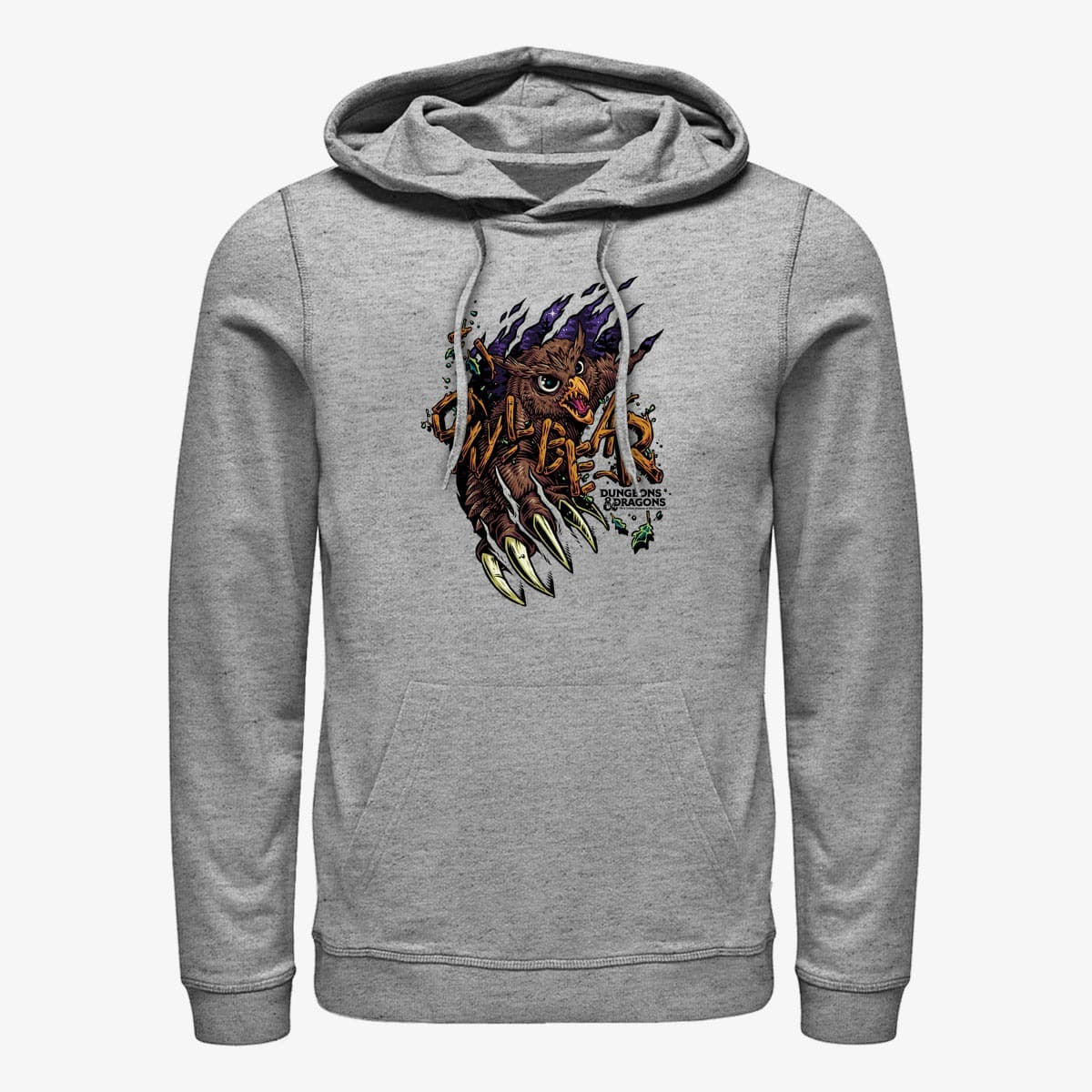 Hættetrøjer og sweatshirts Merch Dungeons & Dragons - Owlbear Rip Unisex Hoodie Heather Grey