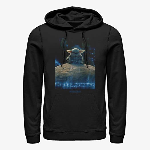 Majica Merch Star Wars: Mandalorian - MandoMon Epi6 Experiment Unisex Hoodie Black