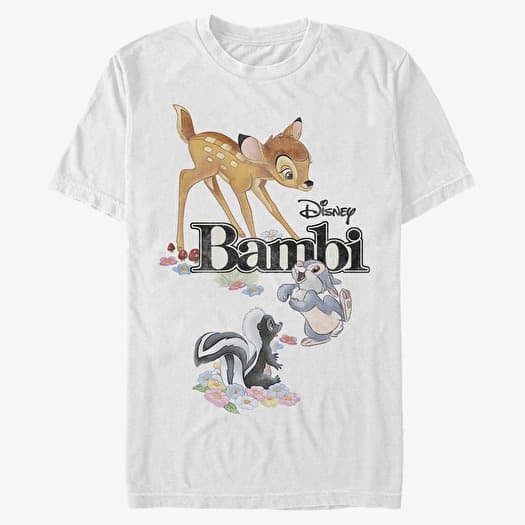 T-shirt Merch Disney Bambi - Bambi Friends Unisex T-Shirt White