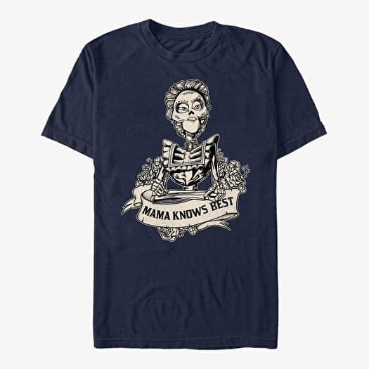 Tričko Merch Pixar Coco - Mom Knows Best Unisex T-Shirt Navy Blue