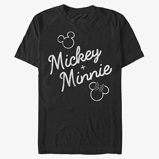 T-shirt Merch Disney Classic Mickey - Signed Together Unisex T-Shirt Black