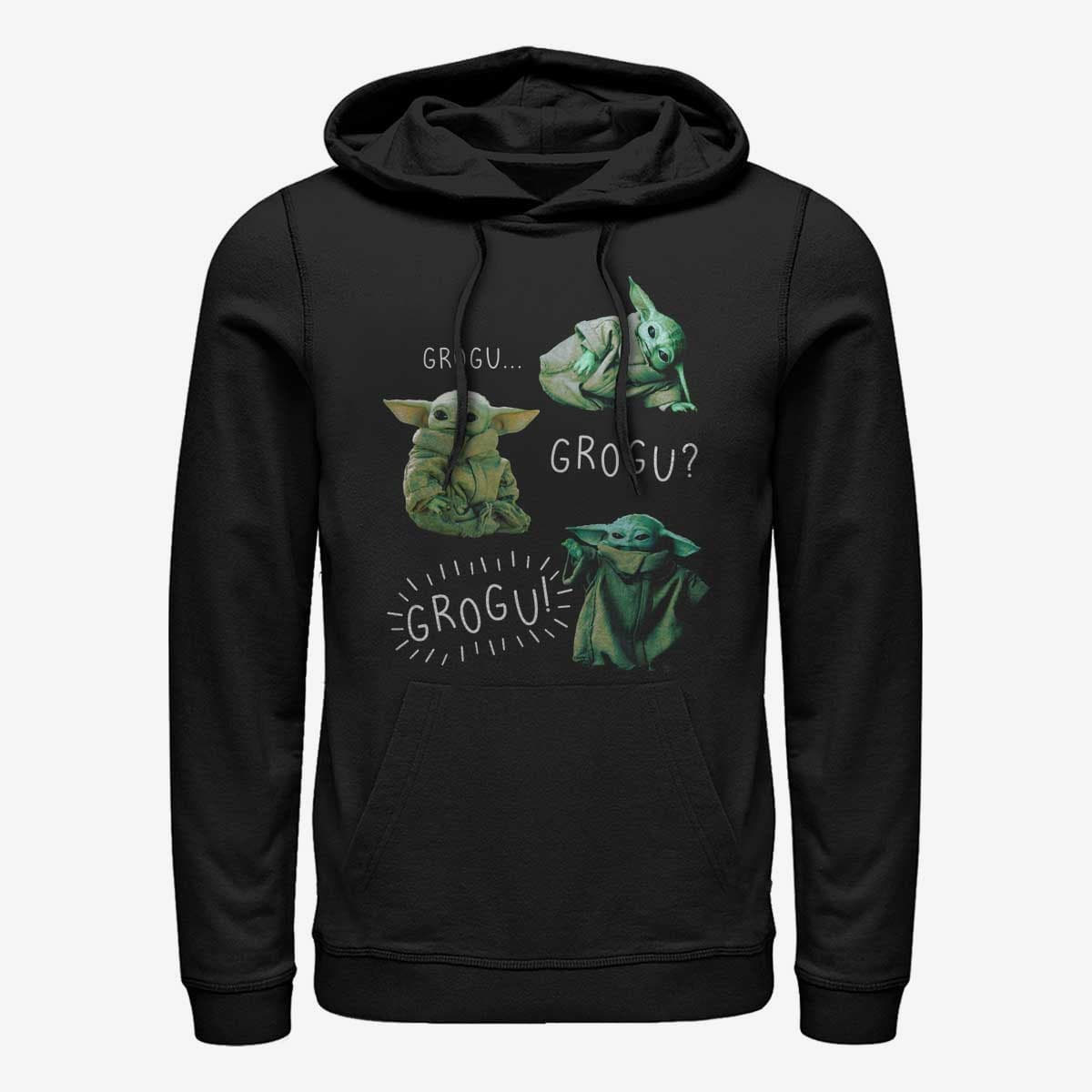 Clothing Merch Star Wars: Mandalorian - MandoMon Epi6 Captured Unisex Hoodie Black