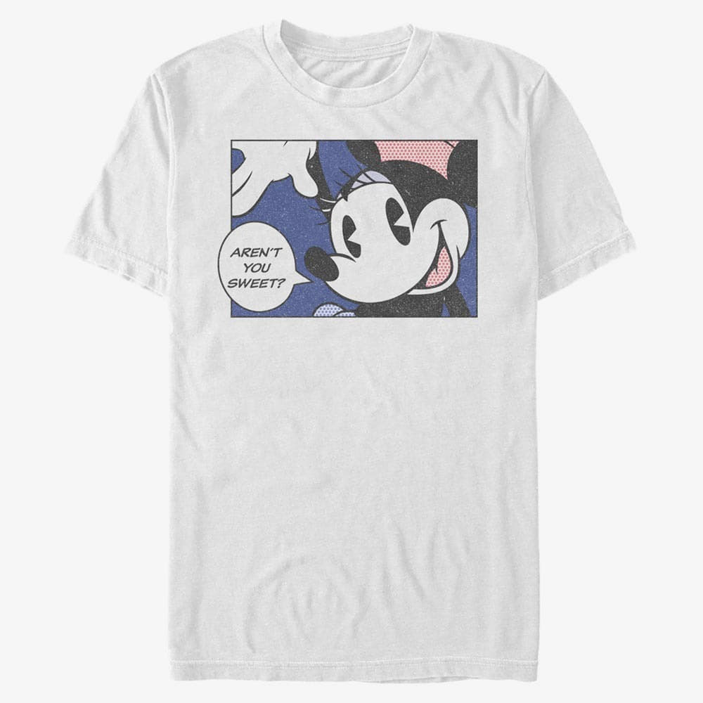 majice kratkih rukava Merch Disney Classics Mickey Classic - Pop Minnie Unisex T-Shirt White