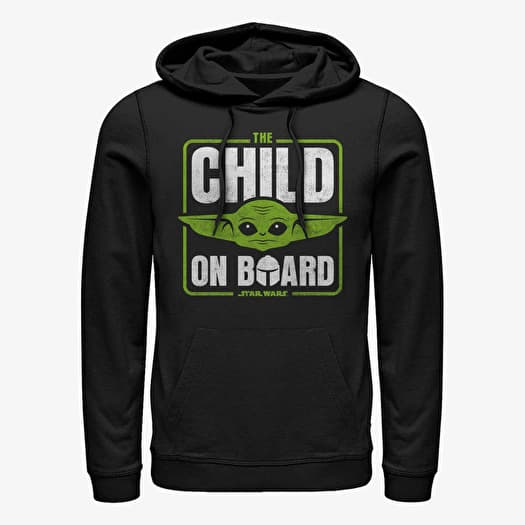 Merch Star Wars: The Mandalorian - Get On Board Unisex Hoodie Black