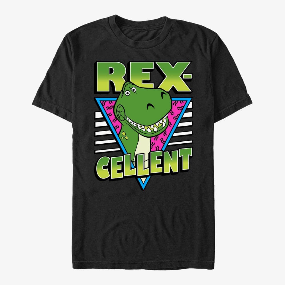 T-shirts Merch Pixar Toy Story 1-3 - Rexcellent Unisex T-Shirt Black