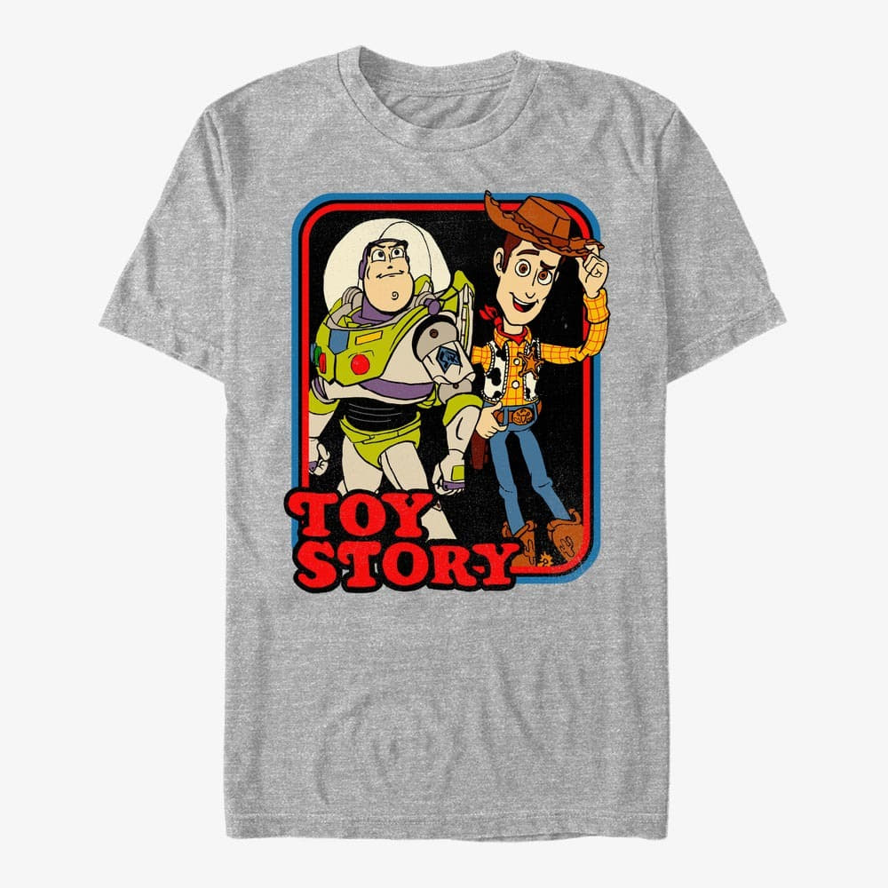 T-shirts Merch Disney Toy Story 1-3 - STORYBOOK Unisex T-Shirt Heather Grey