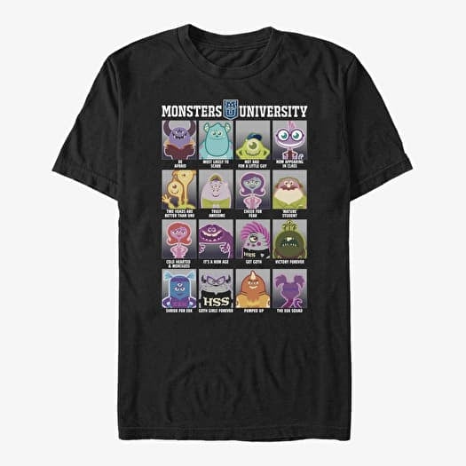 Tričko Merch Pixar Monster's Inc. - Class Of Unisex T-Shirt Black