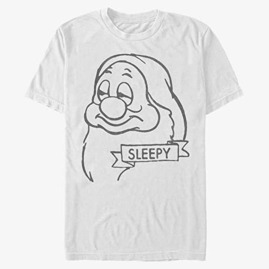 T-särk Merch Disney Snow White - Sleepy Unisex T-Shirt White