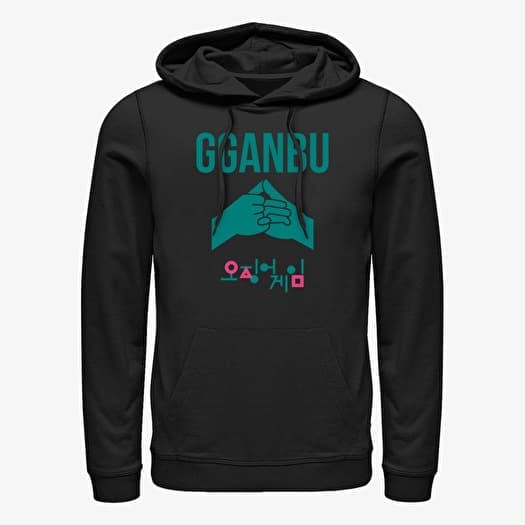 Kampsun Merch Netflix Squid Game - Gganbu Buddies Unisex Hoodie Black