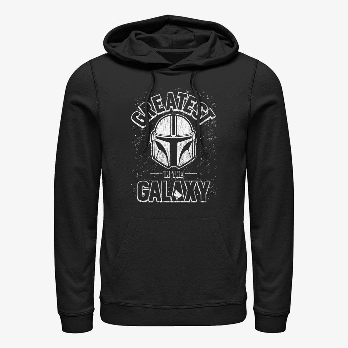 Sweaters Merch Star Wars: Mandalorian - Galaxy Best Dad Unisex Hoodie Black