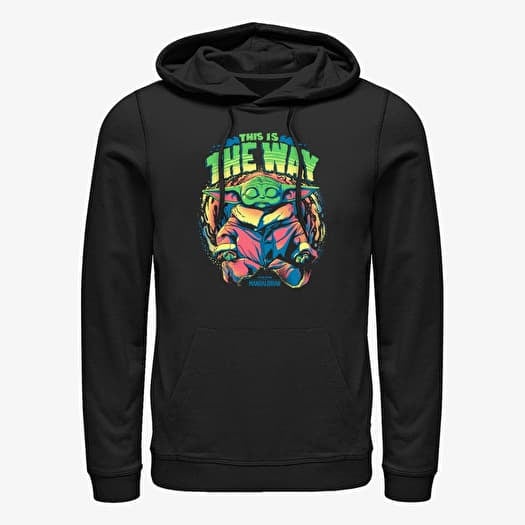 Sweat-shirt Merch Star Wars: The Mandalorian - Meditation Unisex Hoodie Black