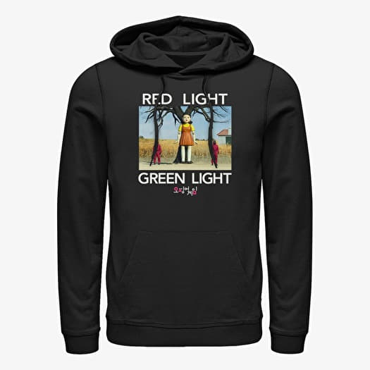 Mikina Merch Netflix Squid Game - Red Light Green Light Unisex Hoodie Black