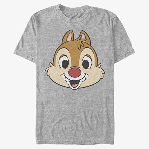 T-shirt Merch Disney Classics Mickey & Friends - Dale Big Face Unisex T-Shirt Heather Grey