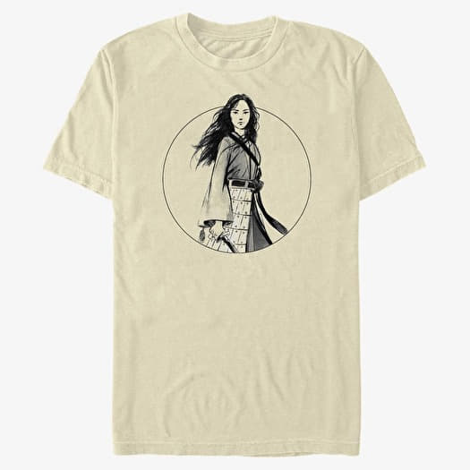 T-shirt Merch Disney Mulan: Live Action - Mulan Tonal Portrait Unisex T-Shirt Natural