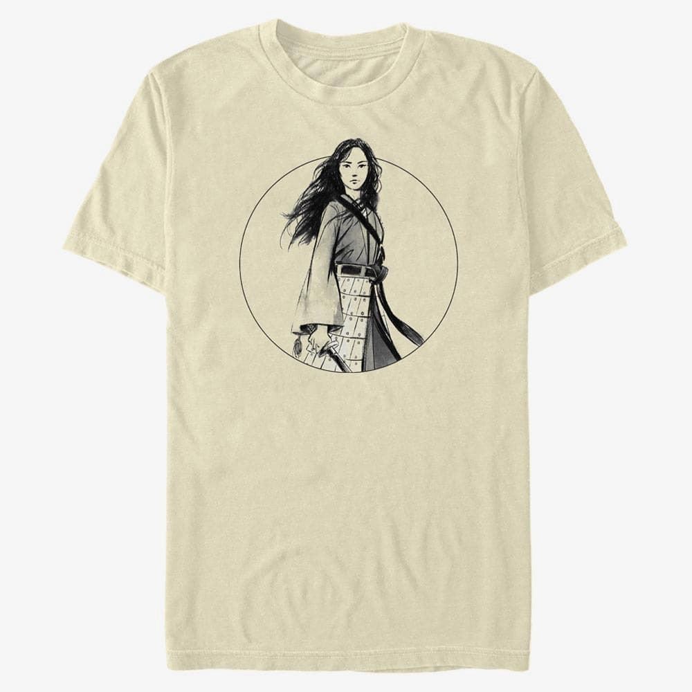 T-shirts Merch Disney Mulan: Live Action - Mulan Tonal Portrait Unisex T-Shirt Natural