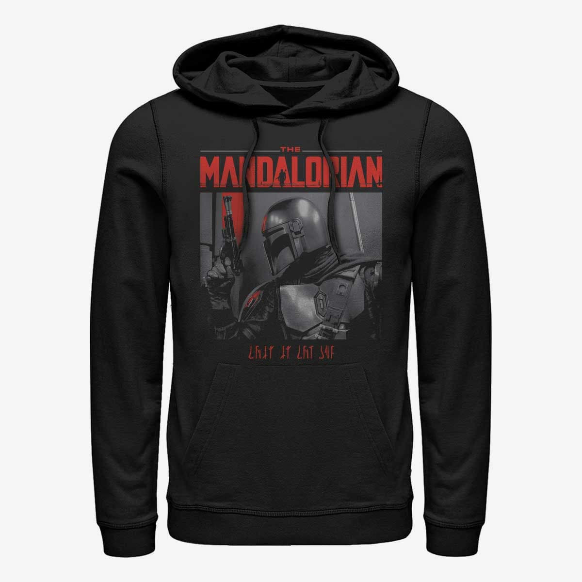 Sweaters Merch Star Wars: Mandalorian - Code Red Unisex Hoodie Black