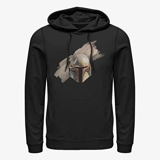 Merch Star Wars: The Mandalorian - Fett Helmet Unisex Hoodie Black