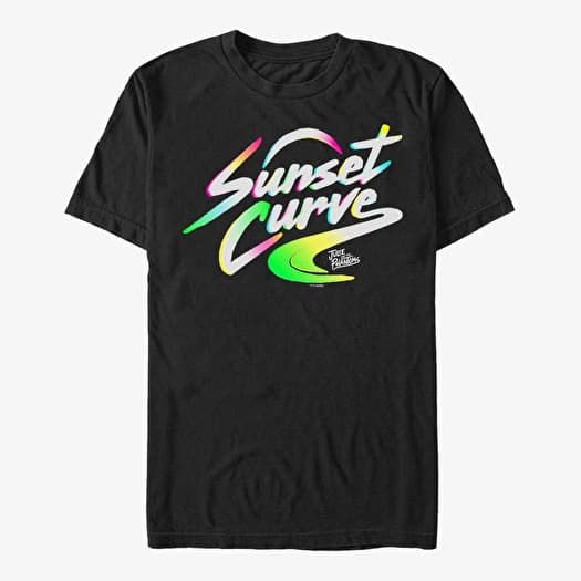T-shirt Merch Netflix Julie And The Phantoms - Sunset Curve Logo Unisex T-Shirt Black