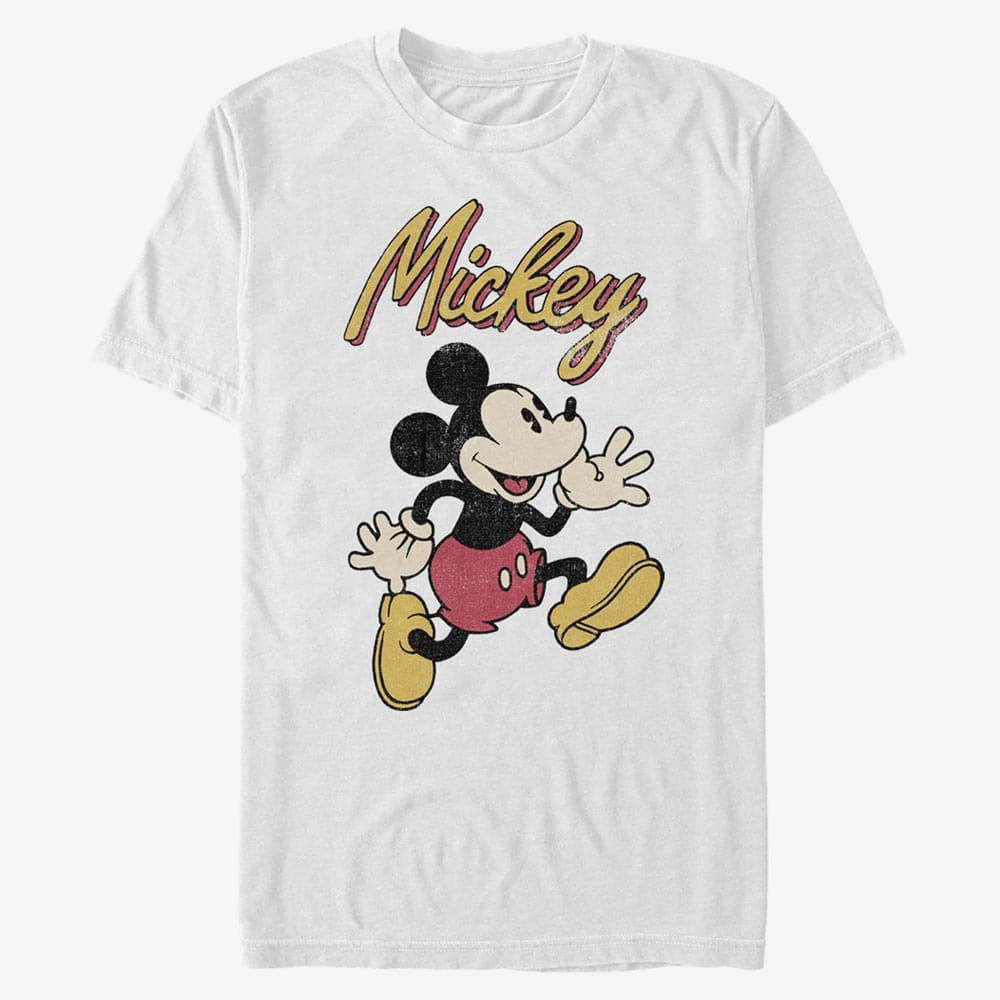 Tričká Merch Disney Classics Mickey Classic - Vintage Mickey Unisex T-Shirt White
