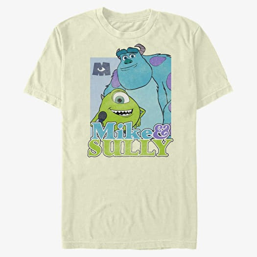 T-shirt Merch Pixar Monsters At Work - Mike n Sully Work Unisex T-Shirt Natural