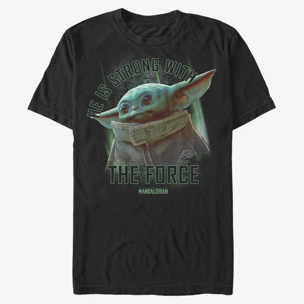 Tričká Merch Star Wars: The Mandalorian - MandoMon Epi7 Reach Out Unisex T-Shirt Black