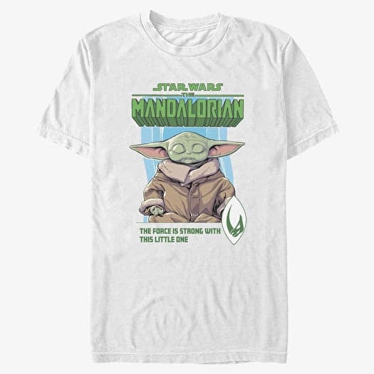 T-shirt Merch Star Wars: The Mandalorian - Strong Force Unisex T-Shirt White