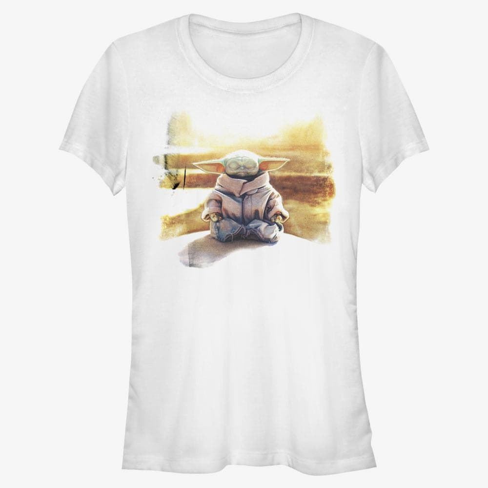 Tričká Merch Star Wars: The Mandalorian - Awakening Women's T-Shirt White