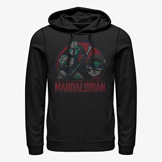 Merch Star Wars: The Mandalorian - Duo Color Pop Unisex Hoodie Black