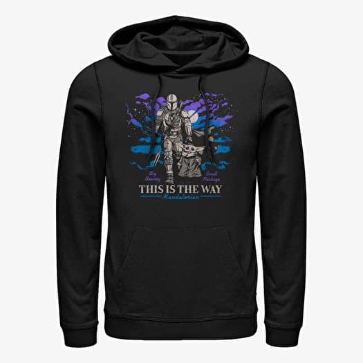 Merch Star Wars: The Mandalorian - Galaxy Unisex Hoodie Black