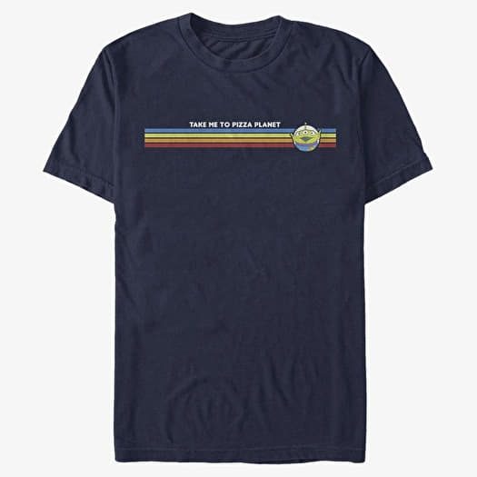 T-shirt Merch Disney Toy Story - Alien Repop Unisex T-Shirt Navy Blue