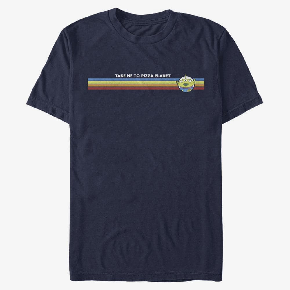 T-Shirts Merch Disney Toy Story - Alien Repop Unisex T-Shirt Navy Blue