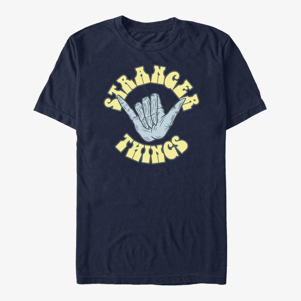 Tričká Merch Netflix Stranger Things - Rad Things Unisex T-Shirt Navy Blue