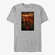 Merch Netflix Stranger Things - California Poster Unisex T-Shirt Heather Grey