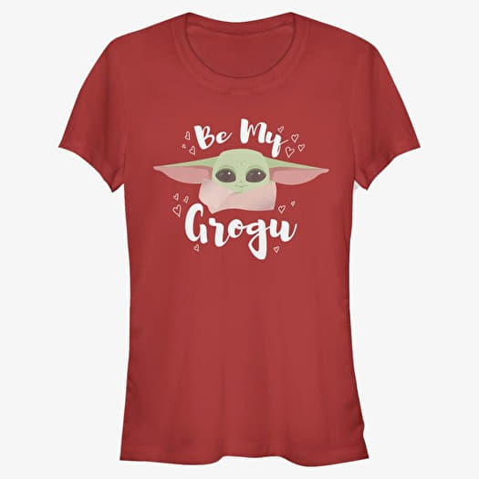 T-shirt Merch Star Wars: The Mandalorian - BY MY GROGU Women's T-Shirt Red
