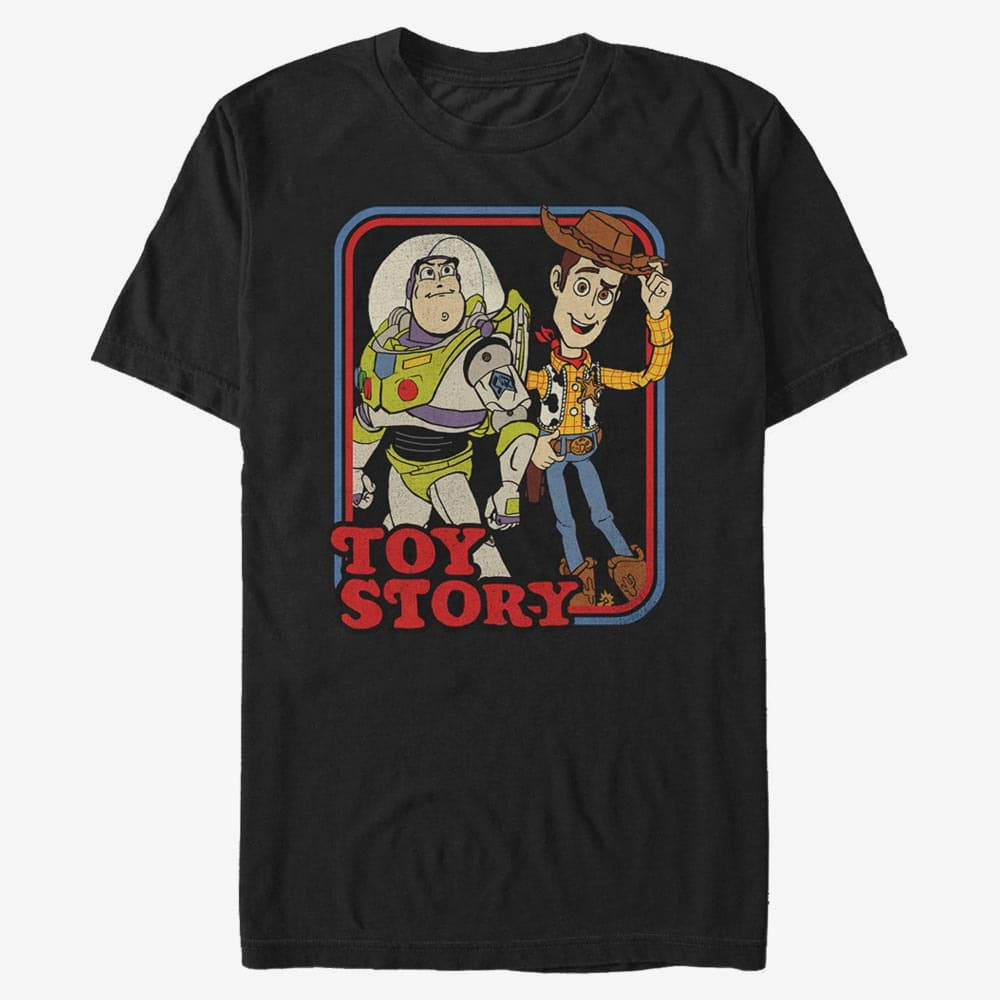 Tričká Merch Disney Toy Story 1-3 - STORYBOOK Unisex T-Shirt Black