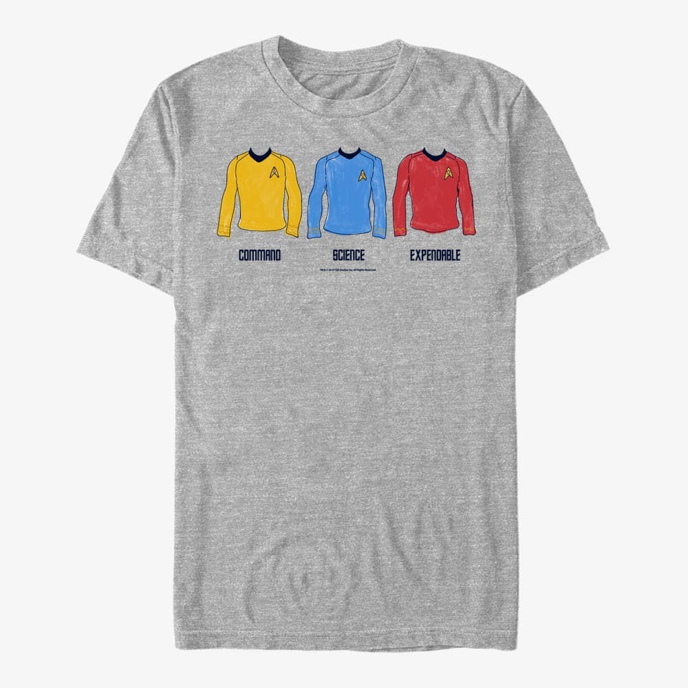 Tričká Merch Paramount Star Trek - Divisions Unisex T-Shirt Heather Grey