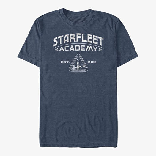 T-shirt Merch Paramount Star Trek - Starfleet Academics Unisex T-Shirt Vintage Heather Navy