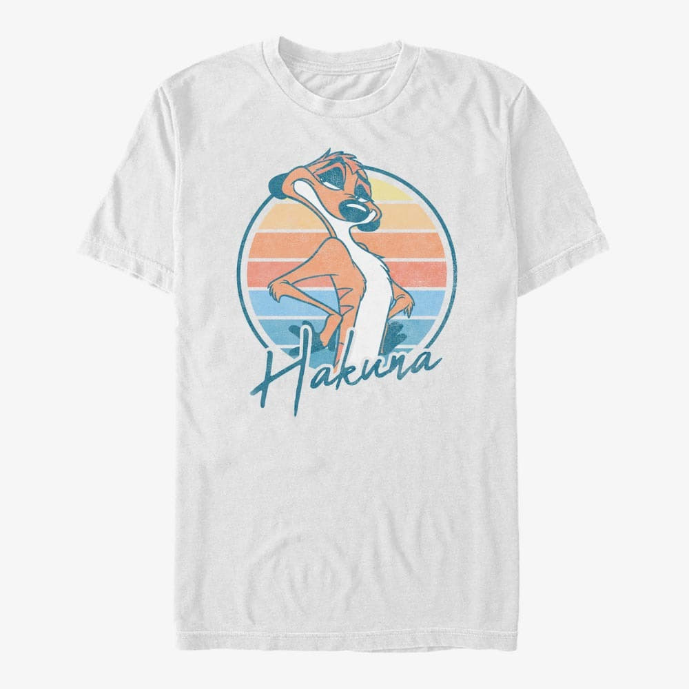 T-Shirts Merch Disney The Lion King - Hakuna Unisex T-Shirt White